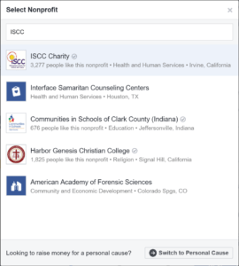 Search and select ISCC