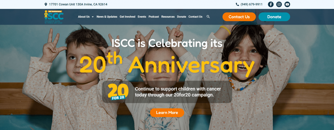 ISCC New Website Homepage